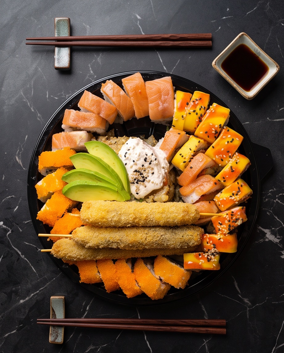 Charola de Sushi