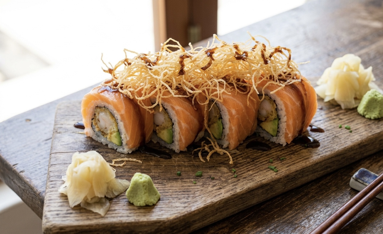 Ebi crunch Roll